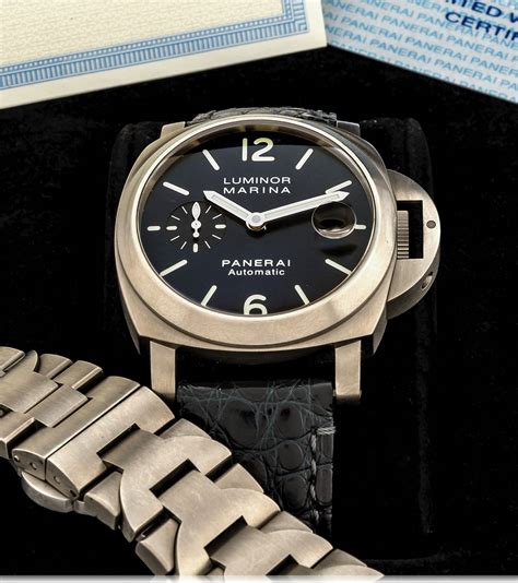 panerai 40mm titanium|titanium Panerai watches.